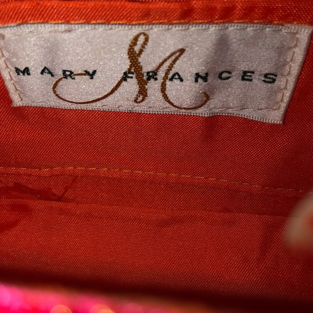 Mary Frances Embellished Red Beaded Bag - Picture 8 of 10